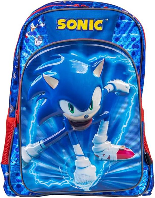Mochila Edición Sonic Color azul con doble comp... image number null