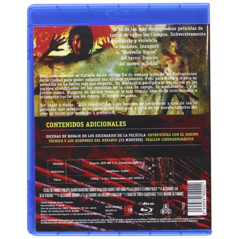 Alta Tensi&oacute;n [blu-rayr] (2003) Haute Tension image number null