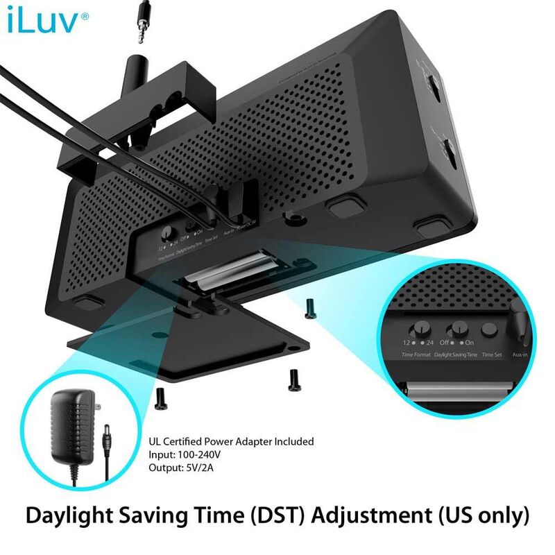 Cargador Reloj despertador ILUV Timeshaker Hote... image number null