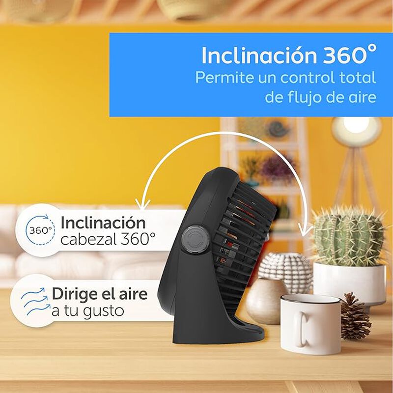 Ventilador Navia Personal MIO-CEN-1010 Negro image number null