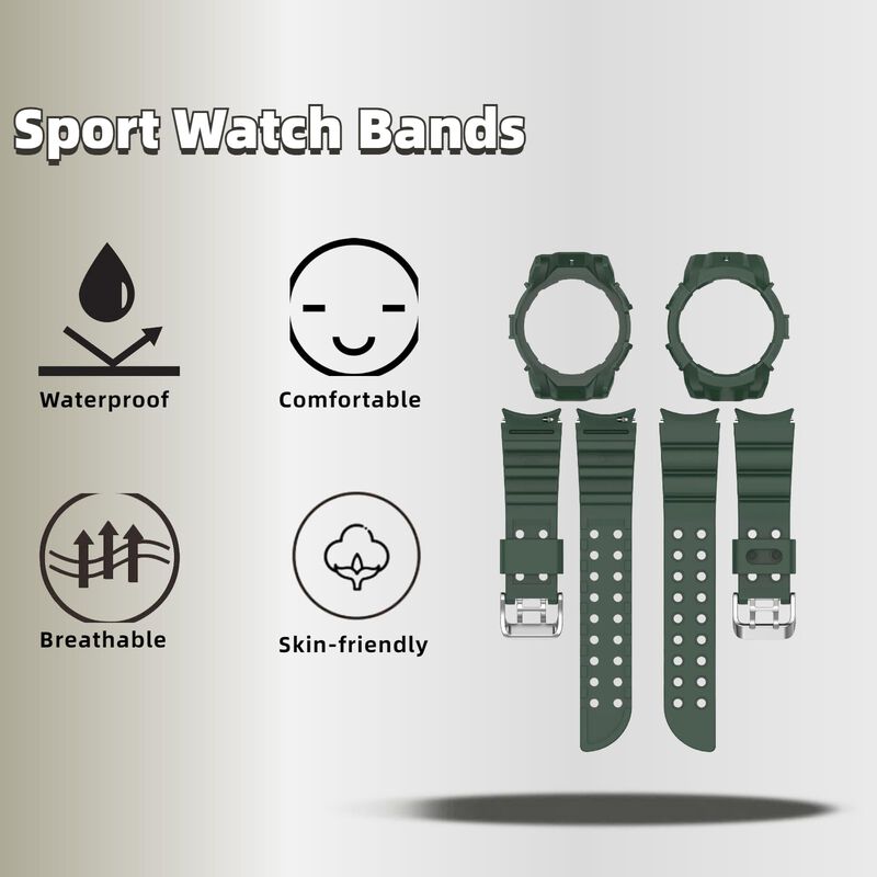 Correa QHBAMD para Galaxy Watch 7 de 40mm, Sili... image number null
