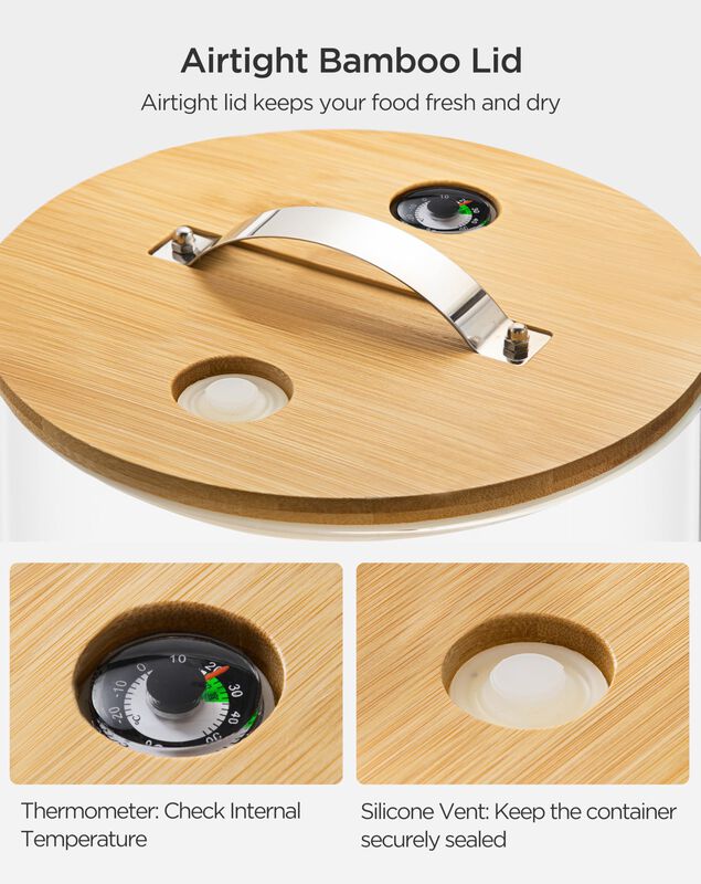 Dispensador De Arroz Hblife De Vidrio De 8 Litr... image number null