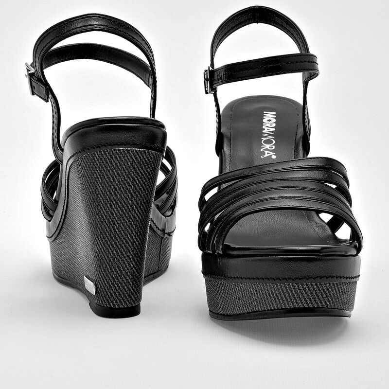 Moramora Sandalia Para Mujer Negro Cod 132553-e image number null