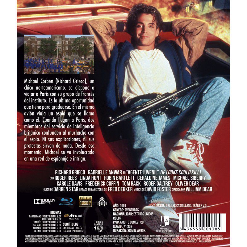 Agente Juvenil [blu-ray] (1991) If Looks Could ... image number null