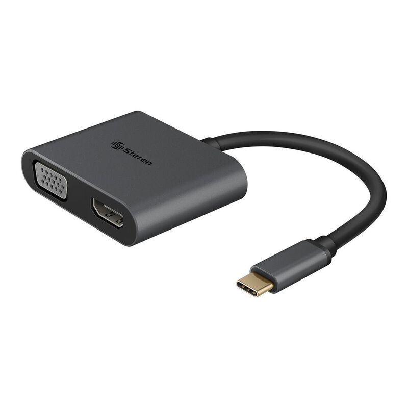 Steren Adaptador USB C a HDMI/VGA/USB 3.0/ USB ... image number null