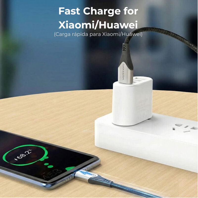 Cable de Datos USB-A/USB-C VENTION CODHH 2 Metr... image number null