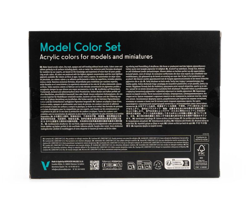 Set De Pintura Vallejo Model Color Wwii 16x18ml... image number null