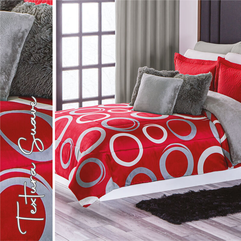 COBERTOR OZZY UNIVERSO V2 GRIS KS/XL-QS image number null