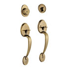 Doble Jaladera Perilla y Cerrojo Llave-Mariposa Antiguo