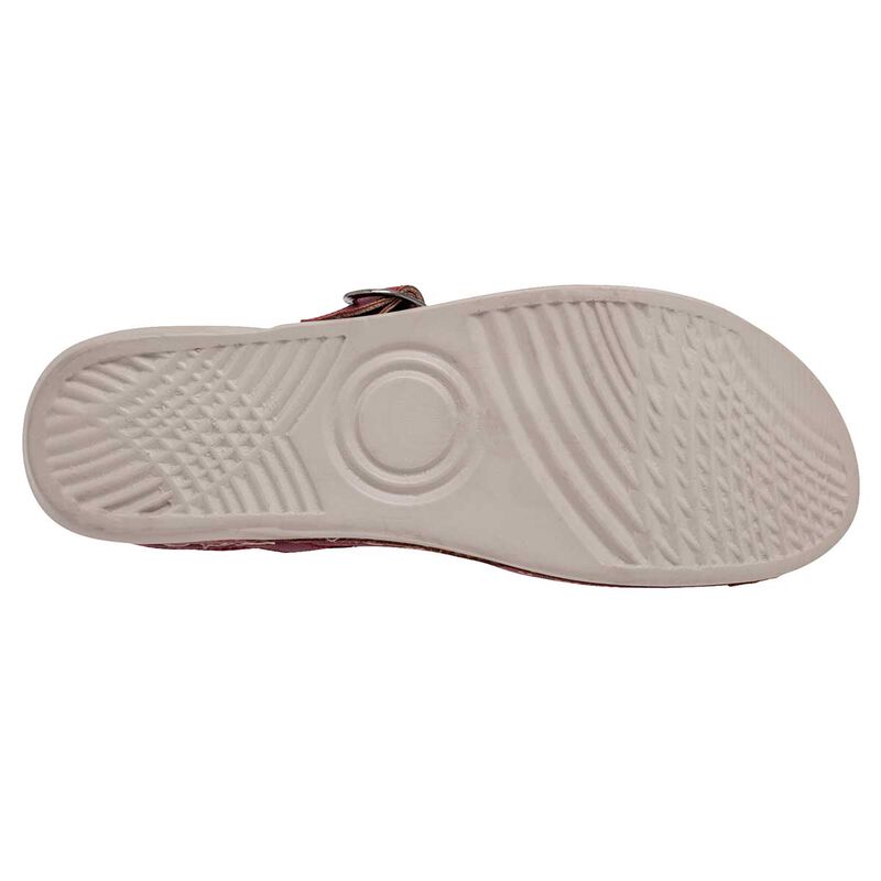 Mora Confort Sandalia para mujer vino image number null