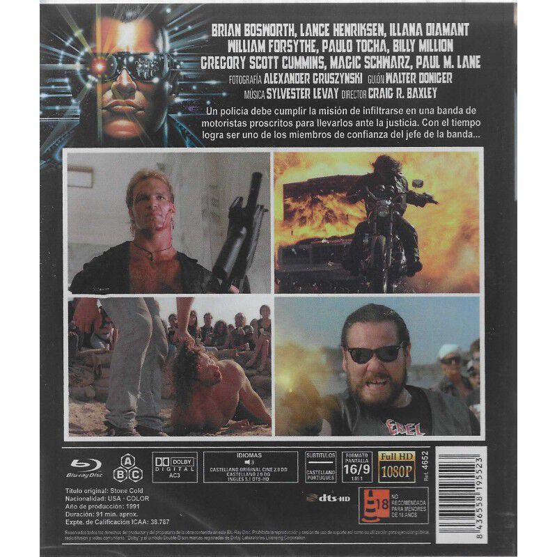 Fr&iacute;o Como El Acero Bd 1991 Stone Cold [blu-ray] image number null
