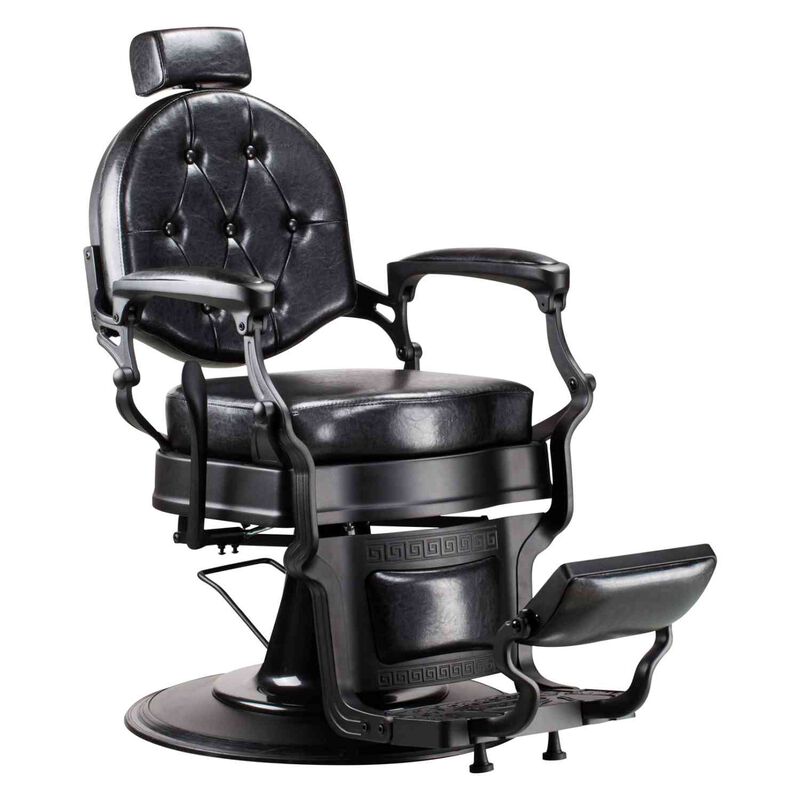 Sill&oacute;n G&oacute;tico Premium Barberia Lujo Robusto Pel... image number null