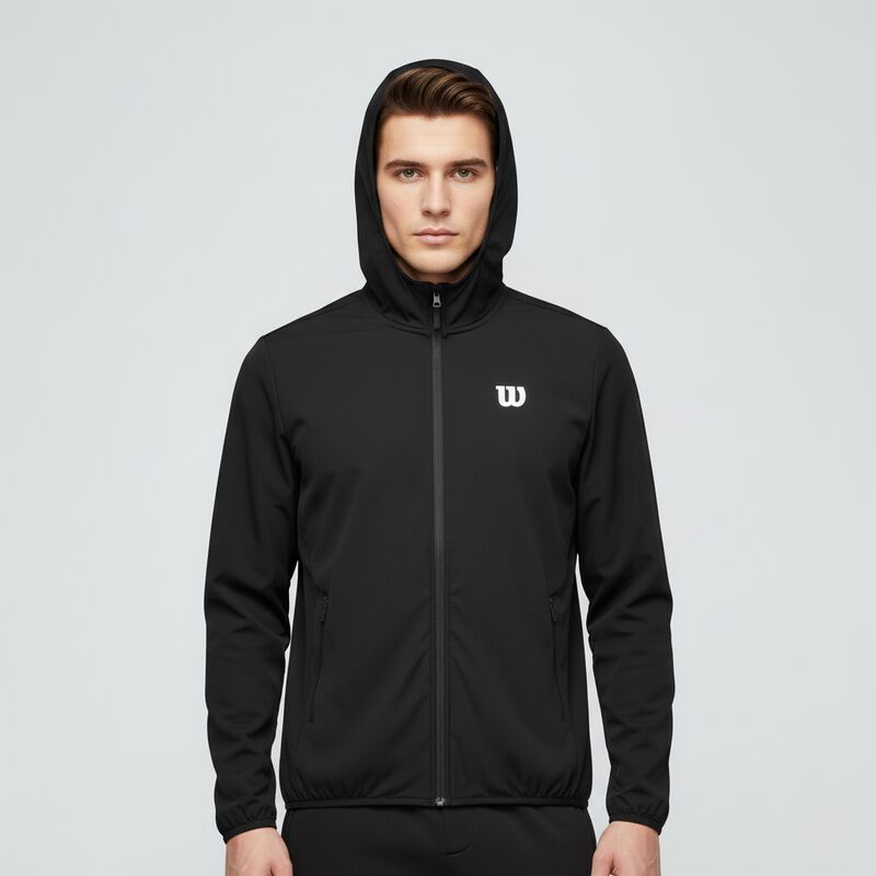 Chamarra Wilson para hombre NEGRO MD image number null