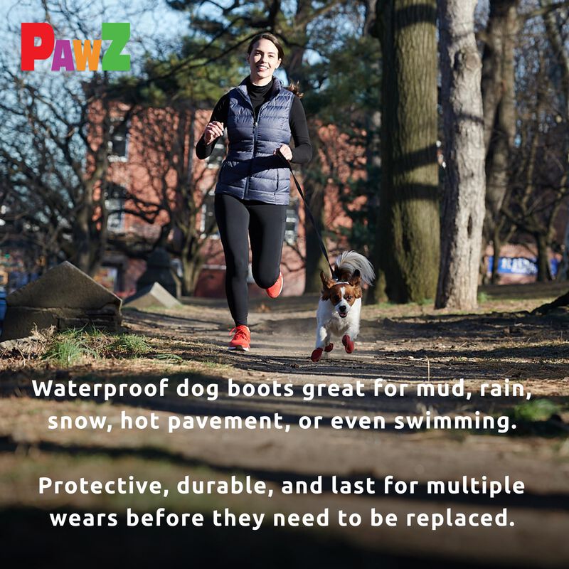 Botas Para Perros Protex Pawz De Goma Para Pata... image number null
