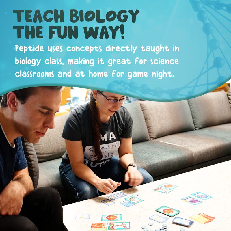 Juego De Cartas Genius Games Peptide: Un Juego ... image number null