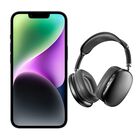 iPhone 14 128GB Negro E-SIM Reacondicionado + Diadema Gen&eacute;rica