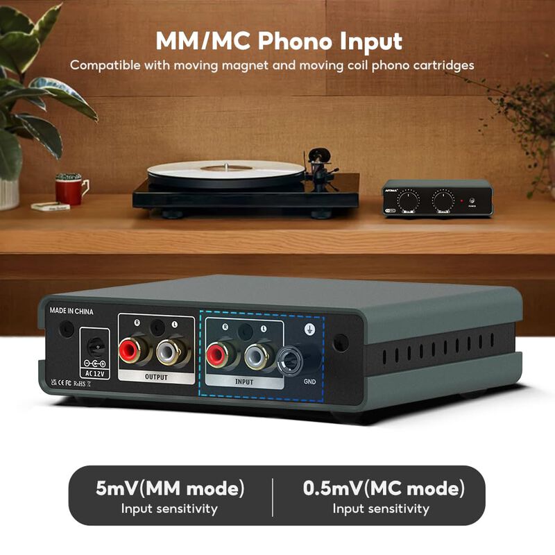 Preamplificador Phono Aiyima T3 Pro Mm/mc Riaa ... image number null