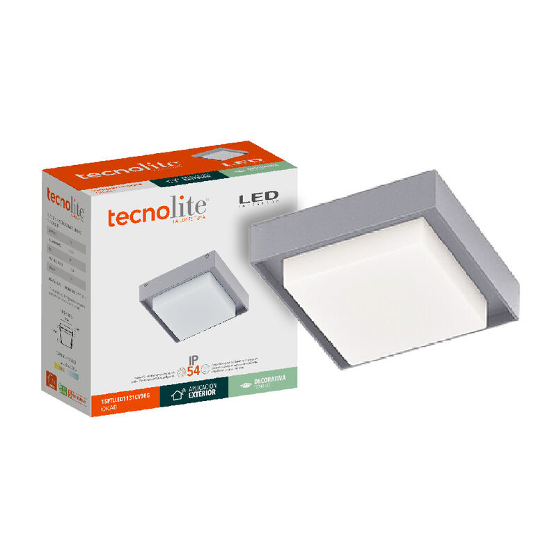 L&aacute;mpara Plaf&oacute;n LED de Sobreponer, 15 W, Luz Sua... image number null