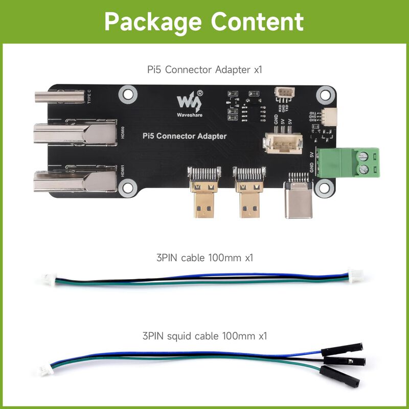 Adaptador Waveshare Micro Hdmi A Hdmi Para Rasp... image number null