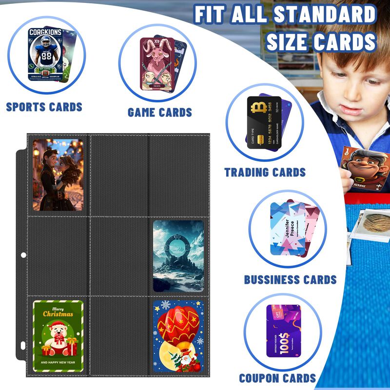Kitoyz - Carpeta Con Fundas Para Cartas, 900 Bo... image number null