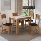 Set De Comedor Con Mesa Y Cuatro Sillas Skal Ina-02