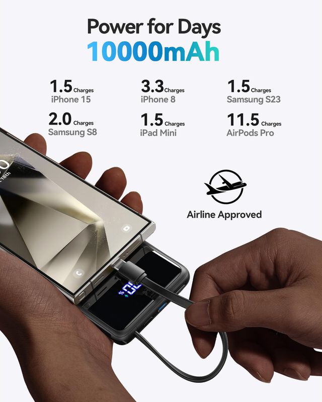 Cargador Port&aacute;til Iniu Power Bank De 10000 Mah ... image number null