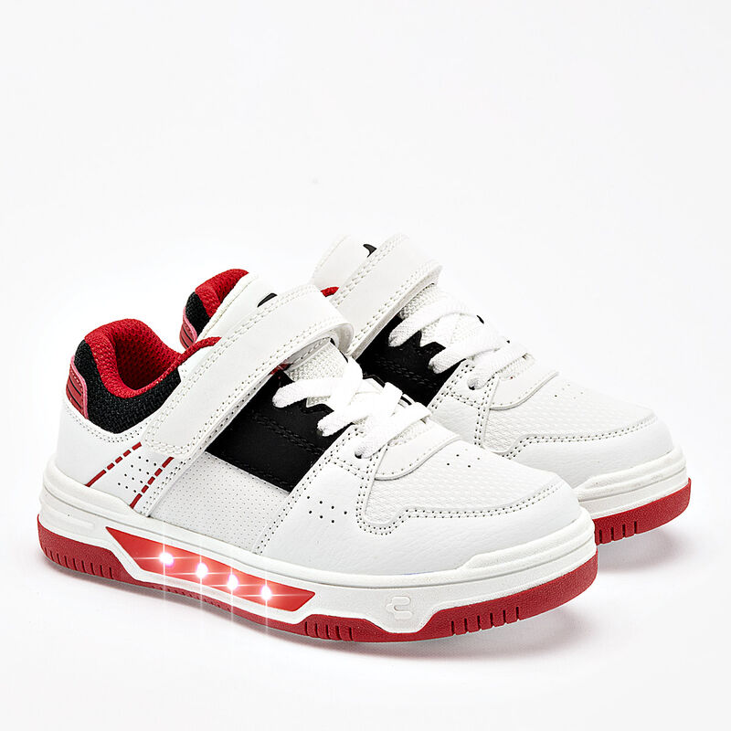 Charly Tenis Para Preescolar Ni&ntilde;o Blanco Negro ... image number null