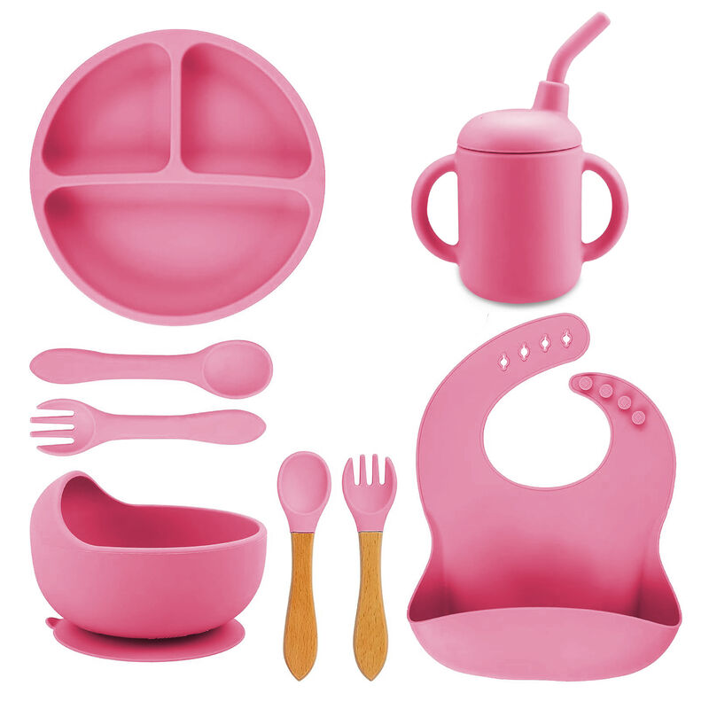 Juego de babero y accesorios de silicón Aquila ... image number null