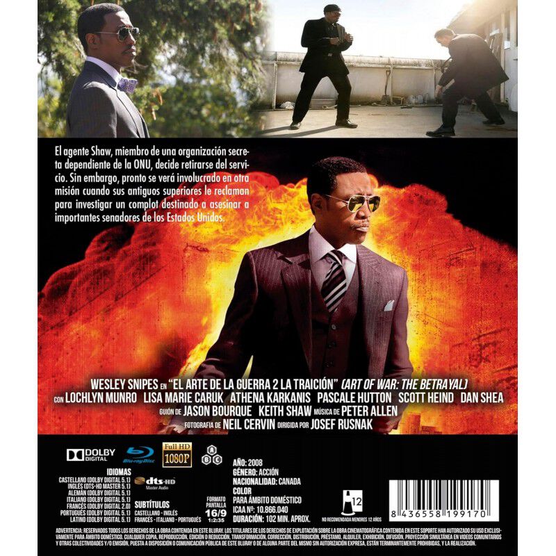 El Arte De La Guerra 2: La Traici&oacute;n [blu-ray] (... image number null