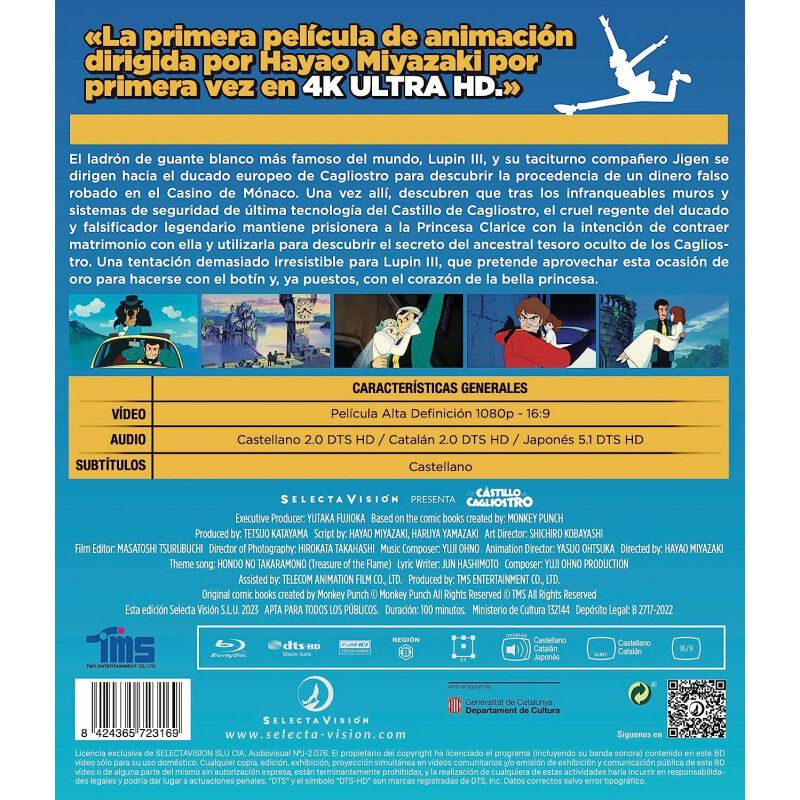 El Castillo De Cagliostro Bluray [blu-ray] image number null