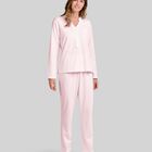 Pijama Lencero con Puntilla Rosa