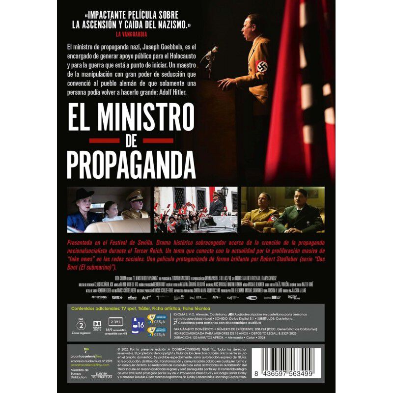 El Ministro de Propaganda [DVD] (2024) F&uuml;hrer u... image number null