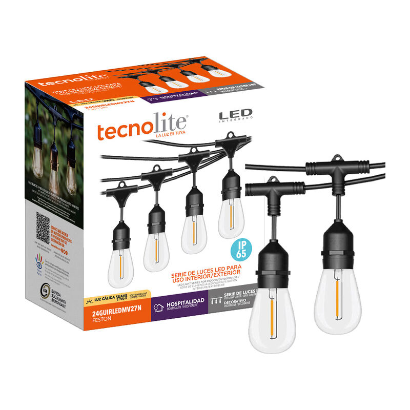 Guirnalda Serie de 24 Luces LED 14.6 m, 24 W, L... image number null