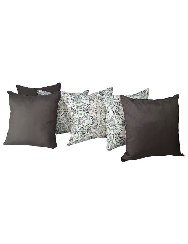Set 6 Cojines Decorativos Premium Almoda Combin... image number null
