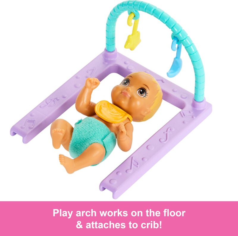 Playset Barbie Skipper Doll & Nursery Con Mu&ntilde;ec... image number null