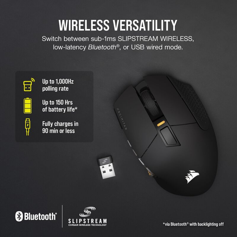 Rat&oacute;n Para Juegos Corsair Scimitar Elite Rgb Wi... image number null