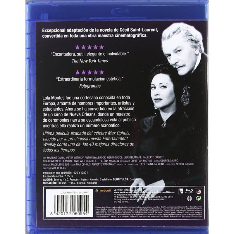Lola Montes (blu-ray) image number null