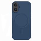 Funda Xfitted Silicon Mag Para Iphone 16 Azul