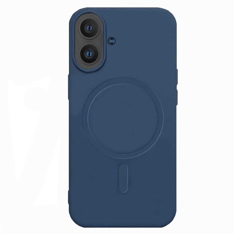 Funda Xfitted Silicon Mag Para Iphone 16 Azul image number null