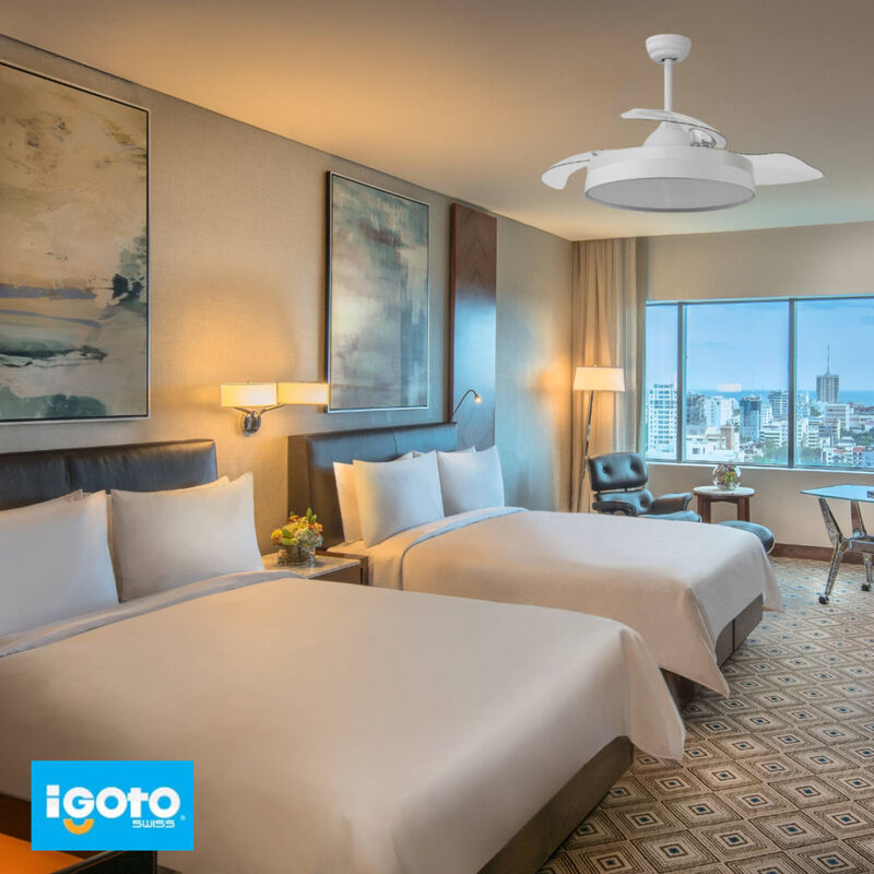 Ventilador Retractil P/ Techo Lucerna 42 Con Lu... image number null