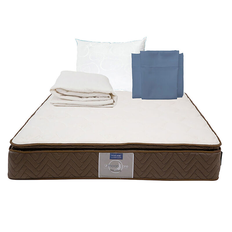 Colch&oacute;n Matrimonial Restonic Nautilus  + Almoha... image number null