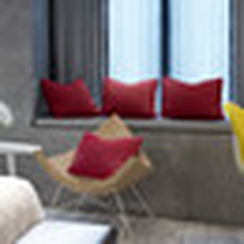 Set de 4 Cojines Dicasa DeltaOne Rojo image number null