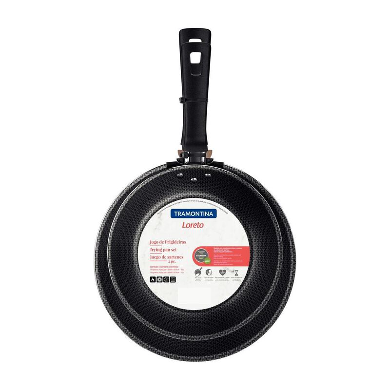 Juego 2 Sartenes Tramontina Bergamo Loreto Faci... image number null