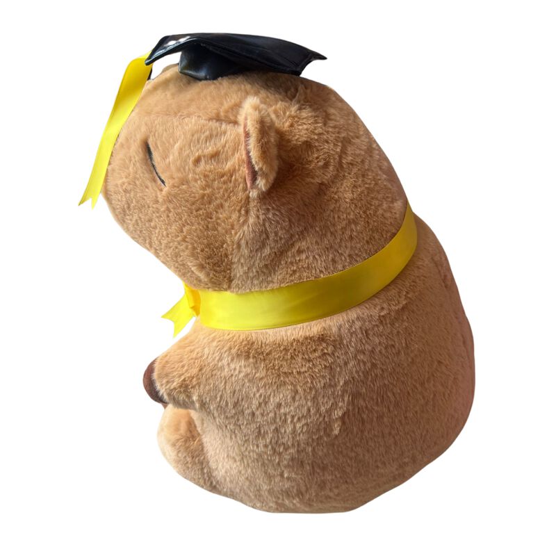 Peluche Capibara Graduado Grande 60cm suave y e... image number null