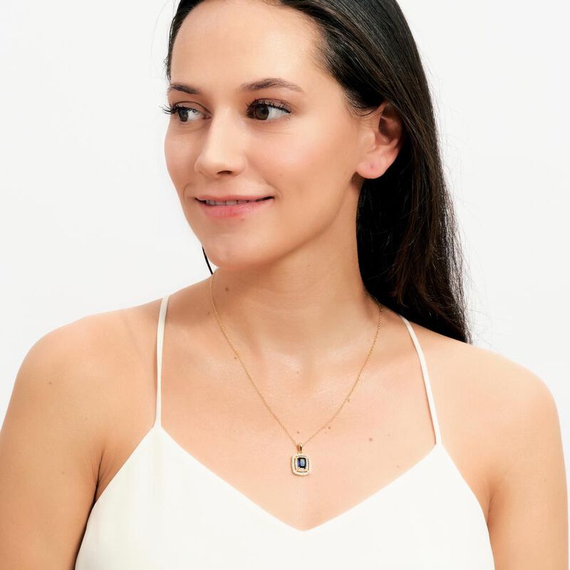 Collar Mujer Oro 14k Plata Zirconias, Regalos M... image number null