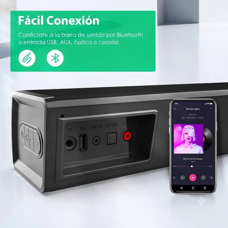 Barra De Sonido Bluetooth Bestisan St08pro Home... image number null