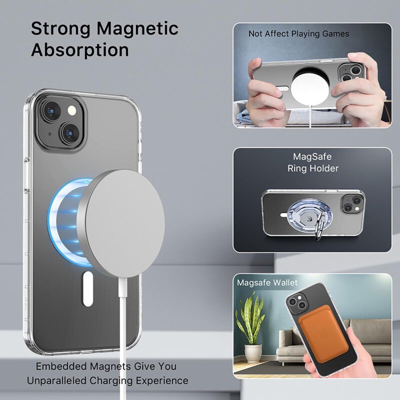 Funda Mybat Mood Mag Para Iphone 15 - Transpare... image number null
