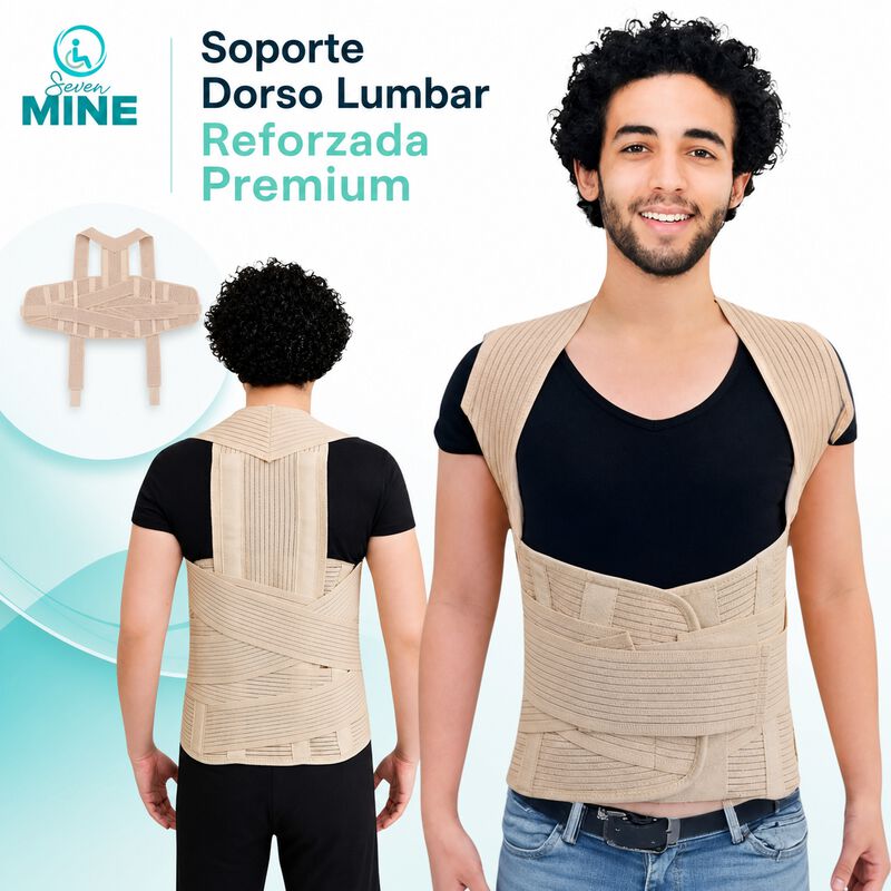 Soporte Dorso Lumbar Reforzada Premium | Faja O... image number null