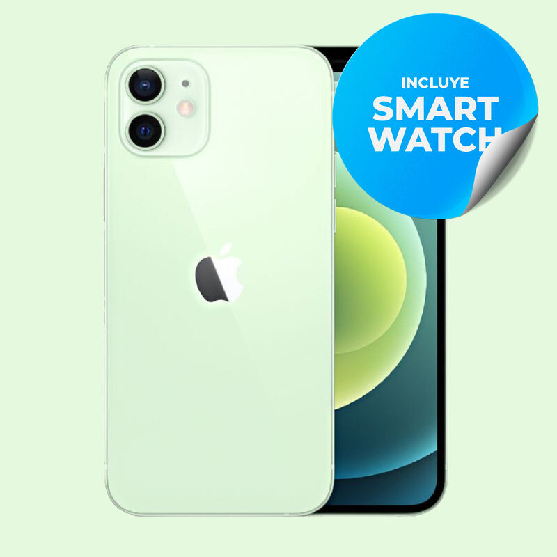 Iphone 12 Reacondicionado 64Gb Verde + Reloj Ge... image number null