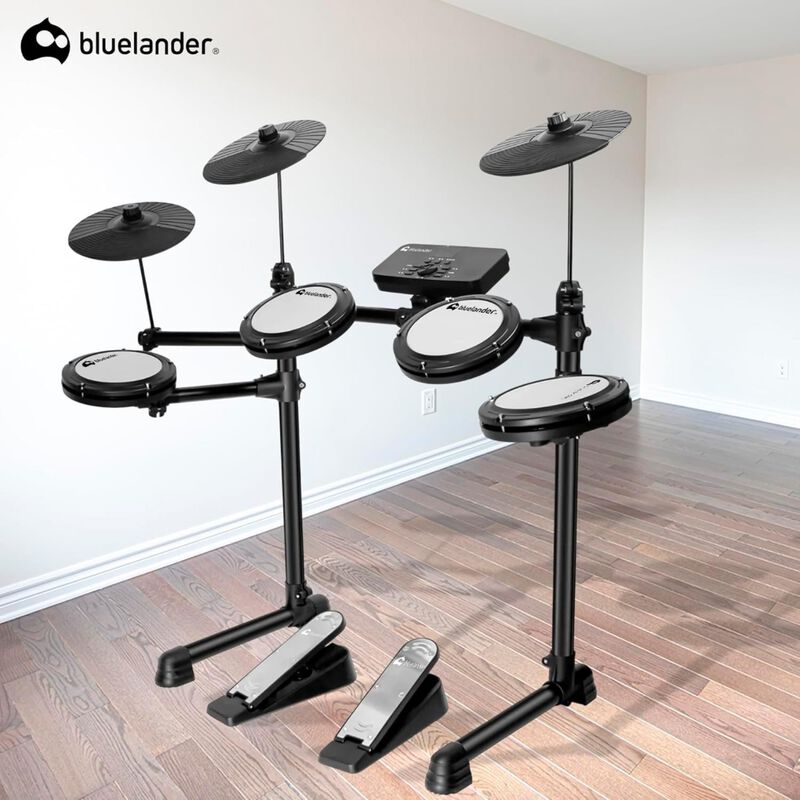 Batería Musical Electrónica con Módulo de Sonid... image number null